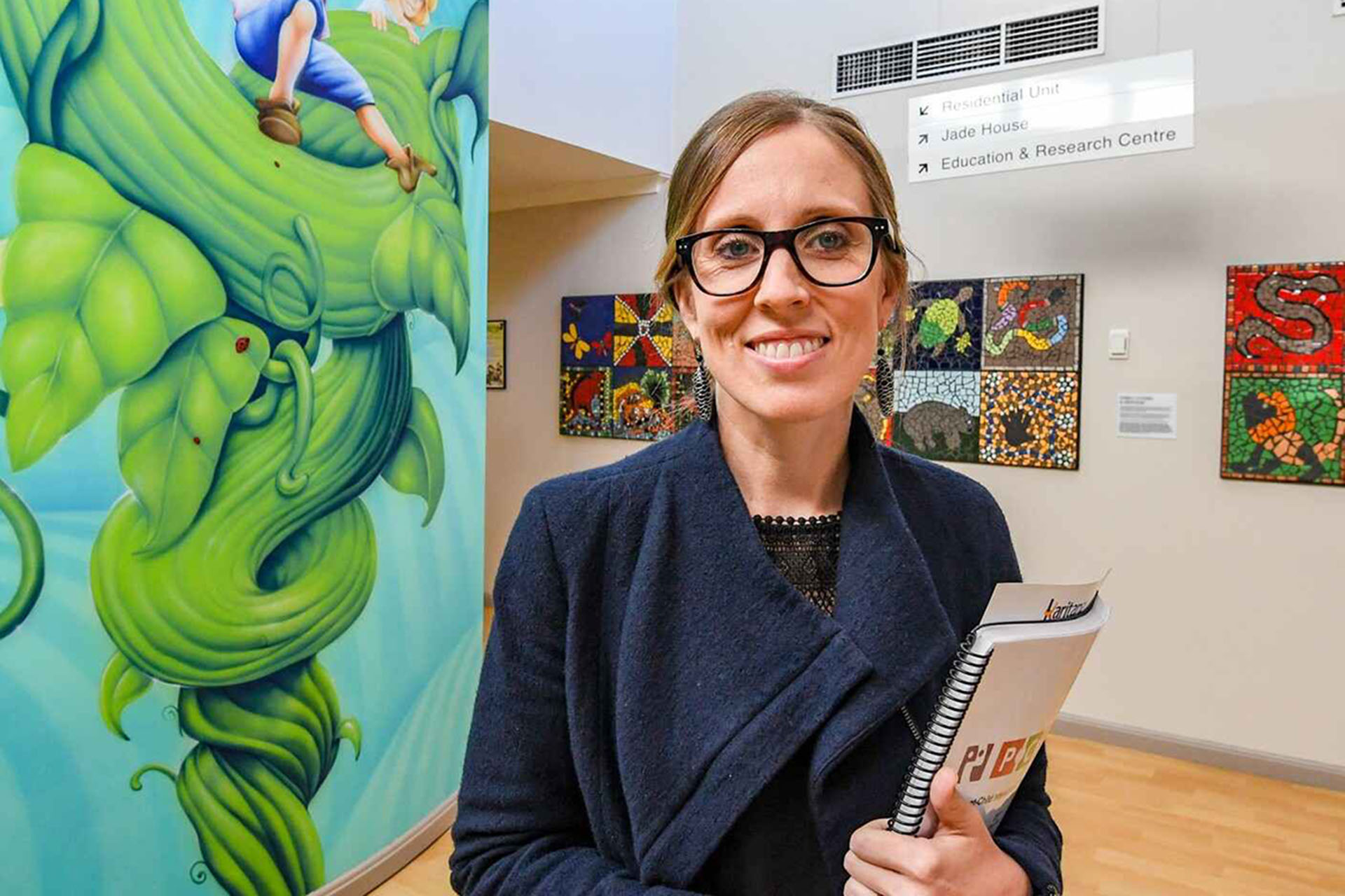 Dr Jane Kohlhoff, at the Karitane office